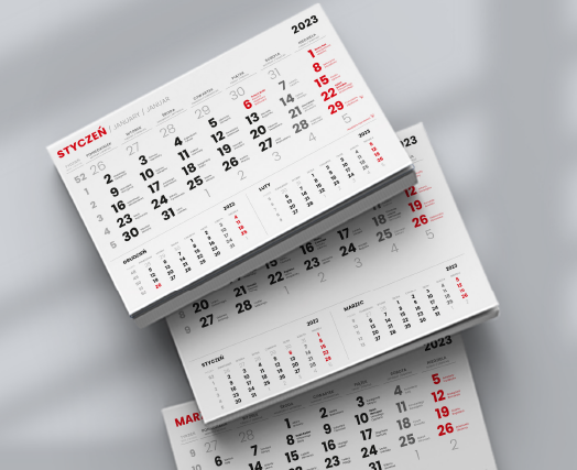 personalizowane kalendaria